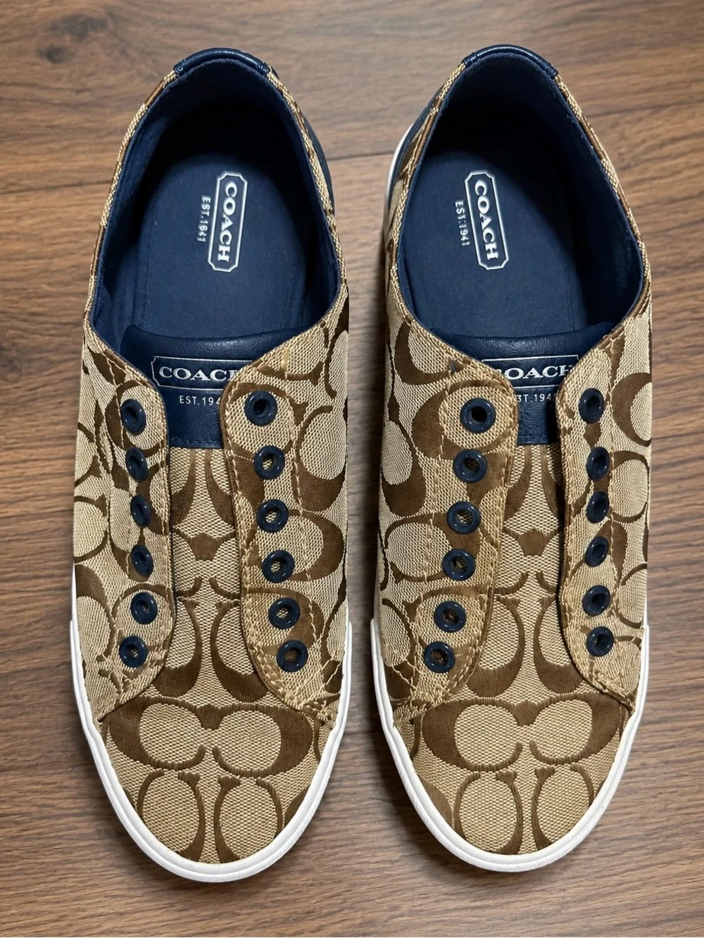 Coach slip sneakers